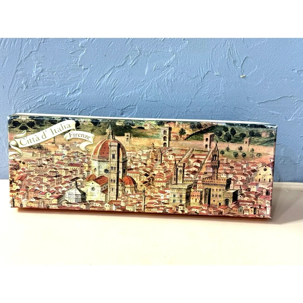 3 Saponificio Artigianale Fiorentino Citta d' Italia‎ Firenze Soap Bars NEW